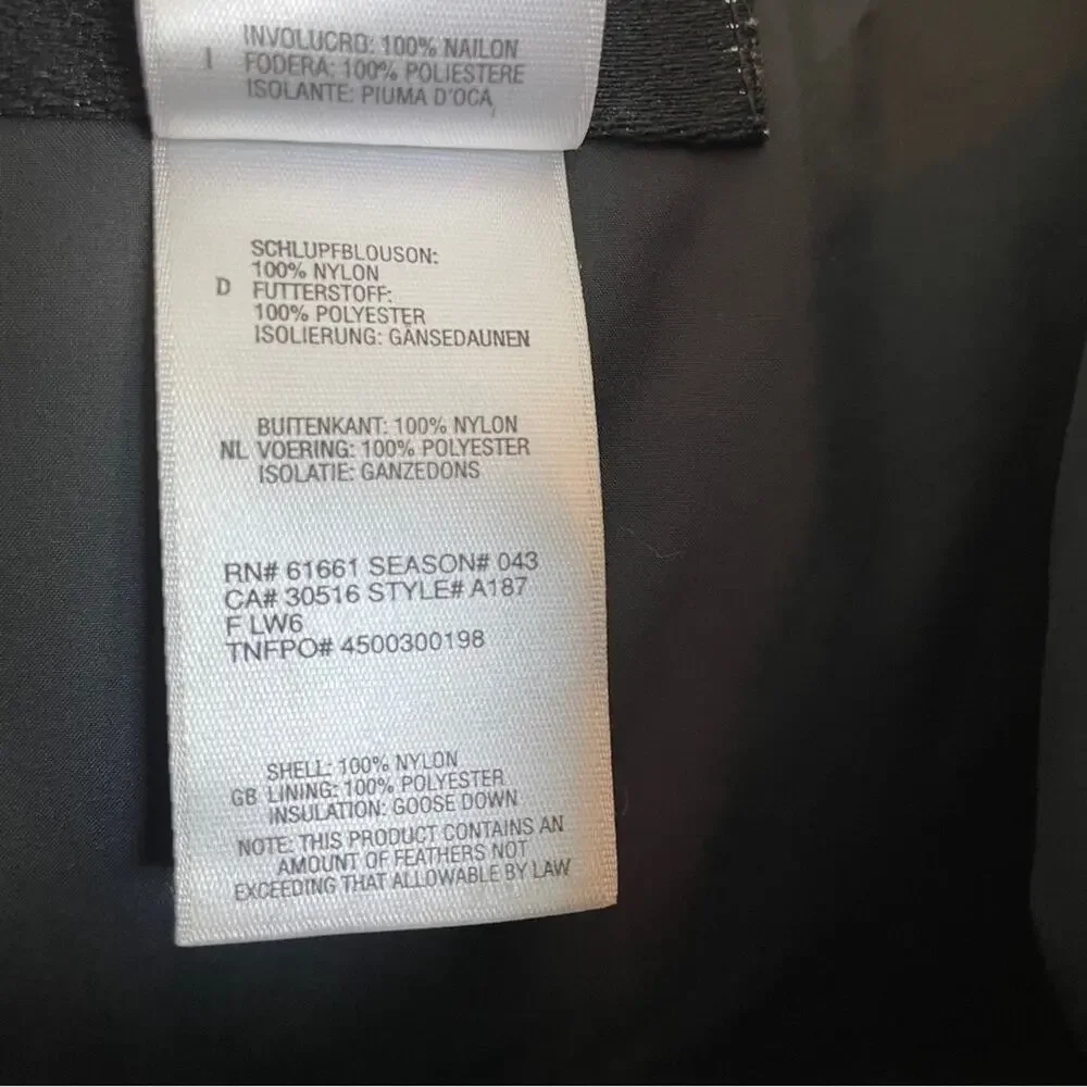 The North Face Vintage 90s Nuptse 700 Fill Down Puffer #A187